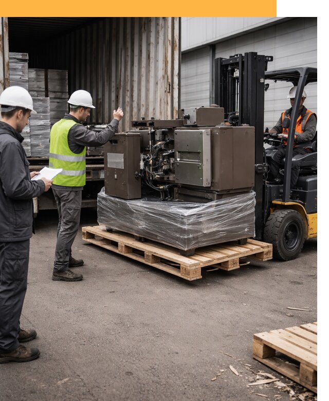 Доставка промышленного оборудования из Европы от 45450