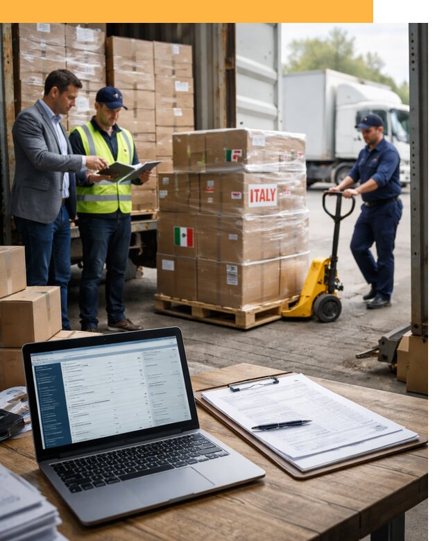 Доставка грузов из Италии: морские и авиаперевозки от 18180