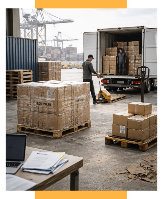 Доставка грузов из Израиля от 15150 р., логистика от СетСервис-Мнч