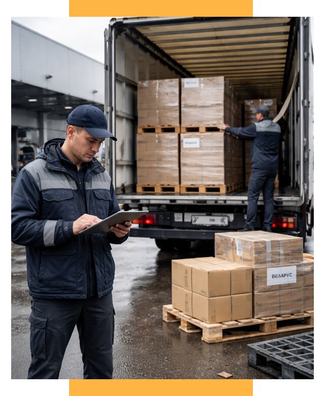 Доставка грузов из Беларуси от 15150 р. логистика СетСервис-Мнч