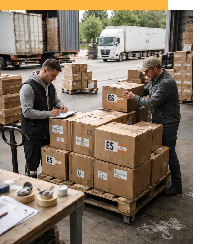 Доставка грузов в Испанию автотранспортом от 35350 руб