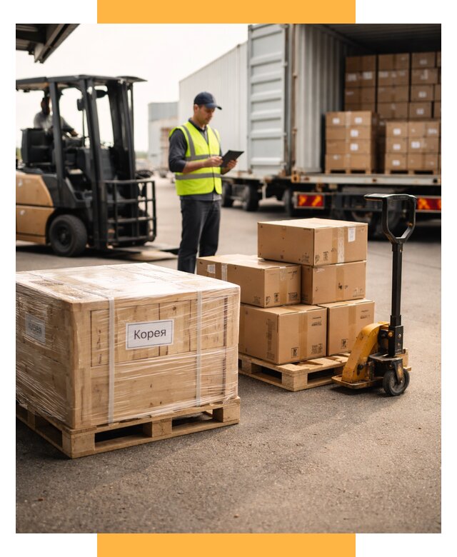 Доставка грузов в Корею из России от 35350 р. | СетСервис-Мнч