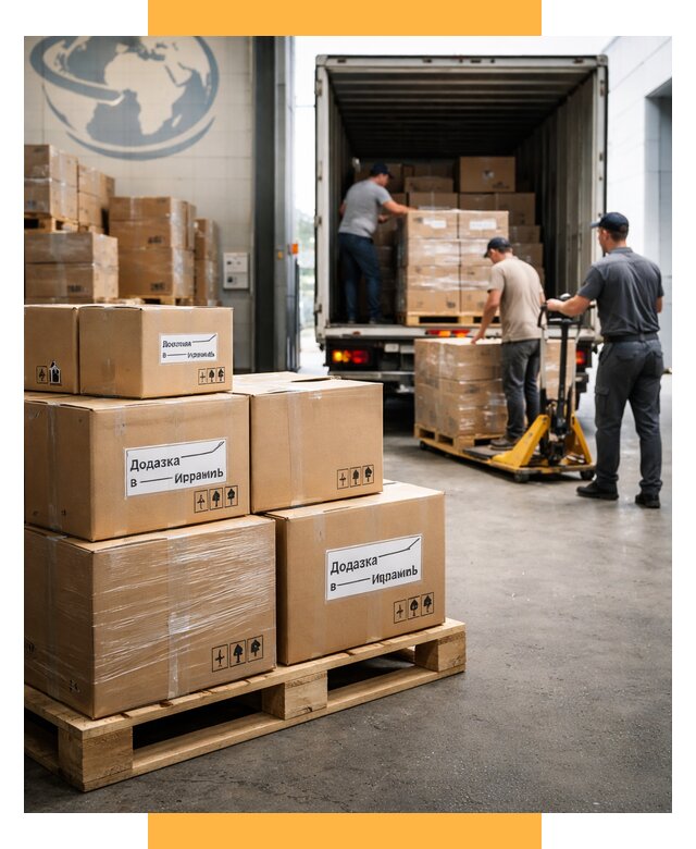 Доставка грузов в Израиль и экспорт от 45450 р. СетСервис-Мнч