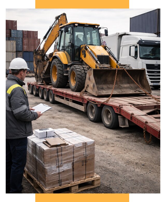 Международная перевозка спецтехники от 45450 р., СетСервис-Мнч