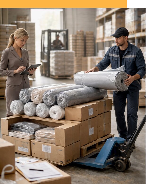 Перевозка текстиля по миру от 15150 руб. с таможней и страхованием