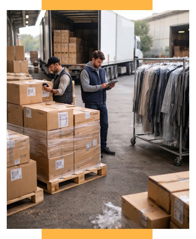 Перевозка и доставка одежды из Китая от 7575 р., СетСервис-Мнч