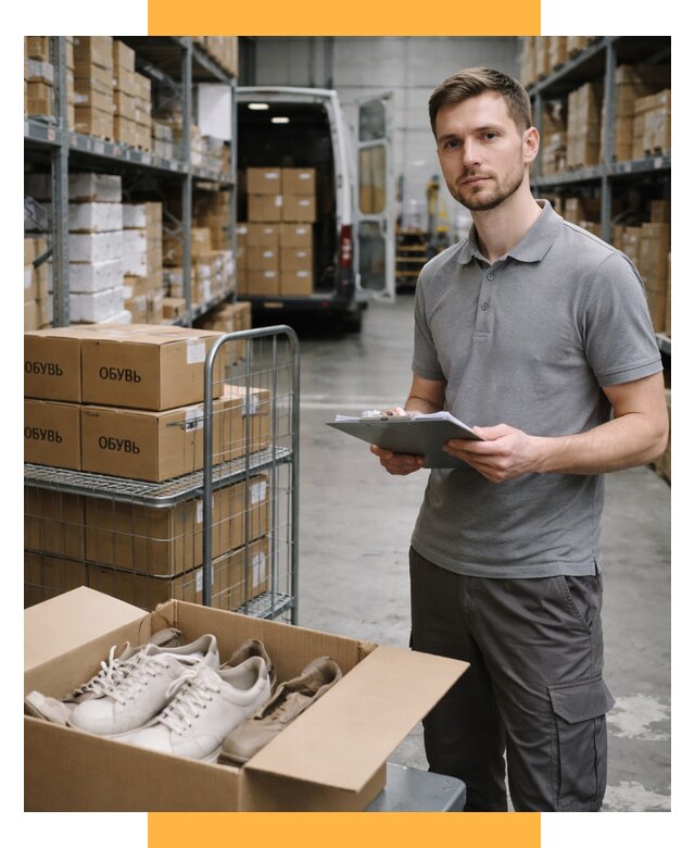 Доставка обуви из Китая и Турции от 4545 р. СетСервис-Мнч