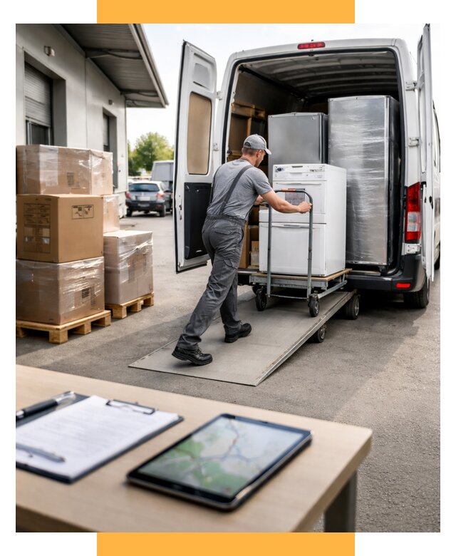 Перевозка бытовой техники от 6565 р. - логистика СетСервис-Мнч