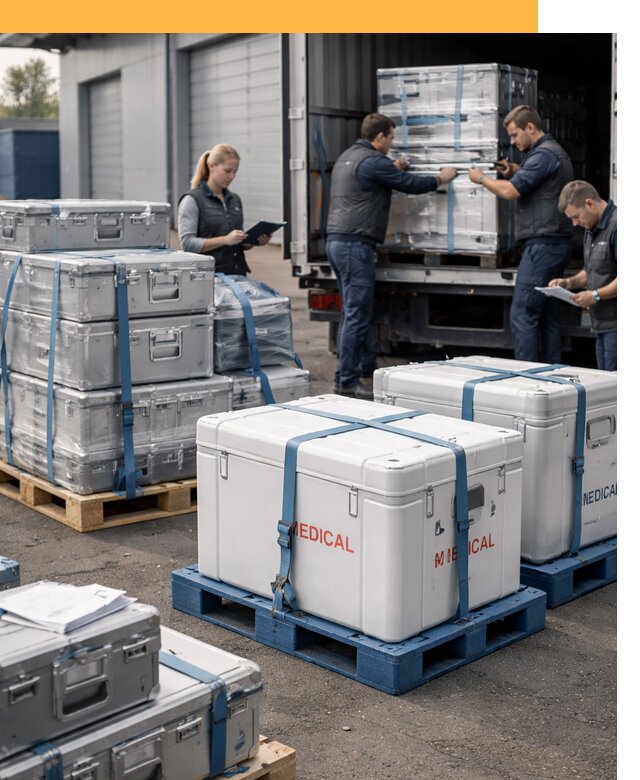 Перевозка медицинского оборудования по всему миру от 15150 руб