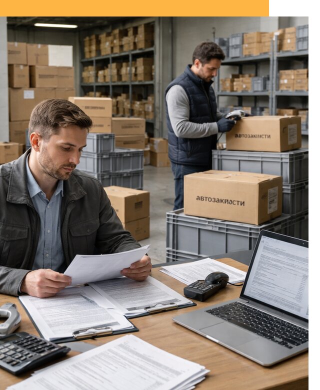 Таможенное оформление автозапчастей по выгодным тарифам от 8585