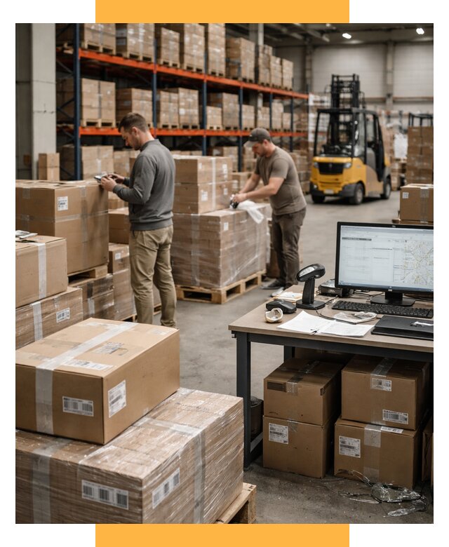 Склад консолидации в Европе от 6565 р., услуги СетСервис-Мнч